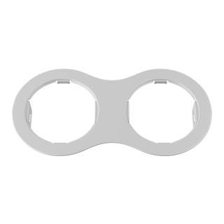 214626 Рамка DOMINO Double ROUND МR16 БЕЛЫЙ (в комплекте) | Lightstar LS214626