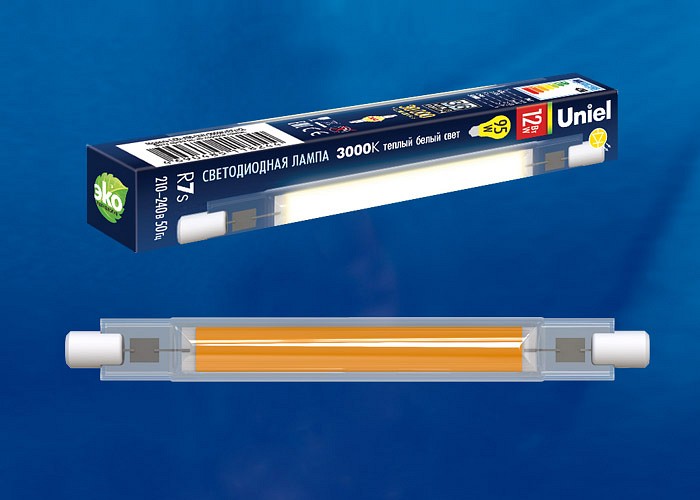 Лампа светодиодная Uniel LED-J118 R7s 12Вт 3000K UL-00005059 | Uniel ULUL_00005059