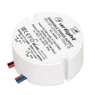 Блок питания ARJ-SP-42500-PFC-TRIAC-R (21W, 30-42V, 500mA) (Arlight, IP44 Пластик) | Arlight 040964