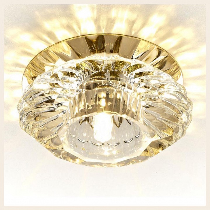 Встраиваемый светильник Ambrella Dising D8180 D8180 CL/G | Ambrella AMBRD8180CLG