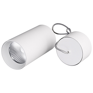 Светильник подвесной SP-POLO-R85-2-15W Warm White 40deg (White, White Ring) (Arlight, IP20 Металл) | Arlight 022949