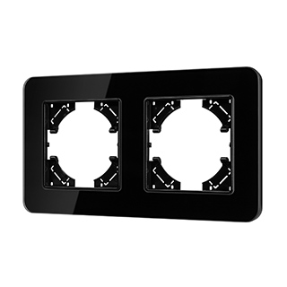 Рамка стеклянная FRM-OMALI-GS-2-BK (Arlight, -) | Arlight 049693