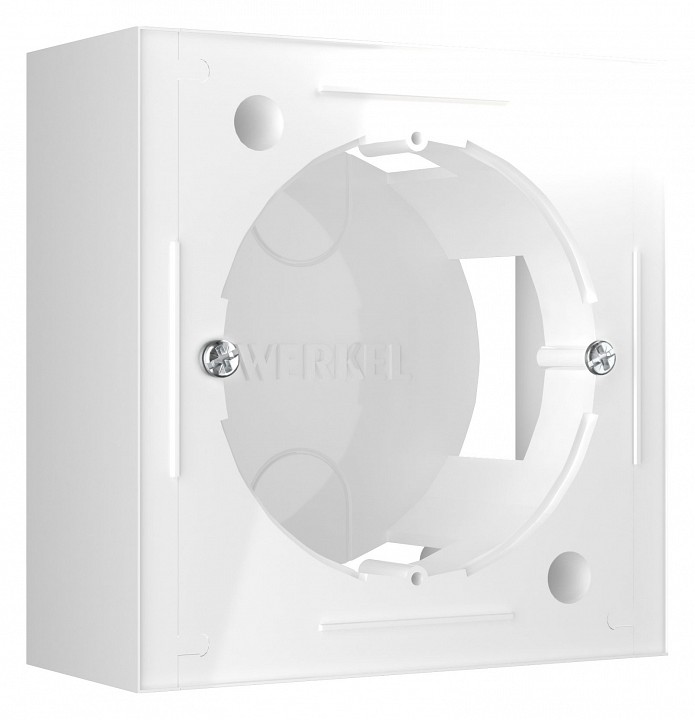 Короб накладной для розетки Werkel белый W8000001 | Werkel WRKa053525