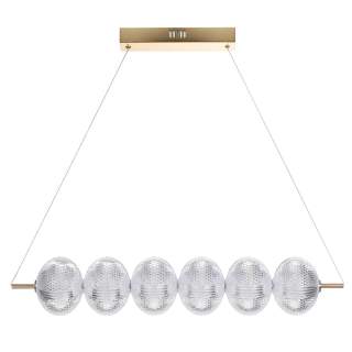 6577/36L LEDIO LN24 золото/прозрачный/металл/пластик Светильник подвесной LED 36W 220V CAPRICE | Lumion LN6577/36L