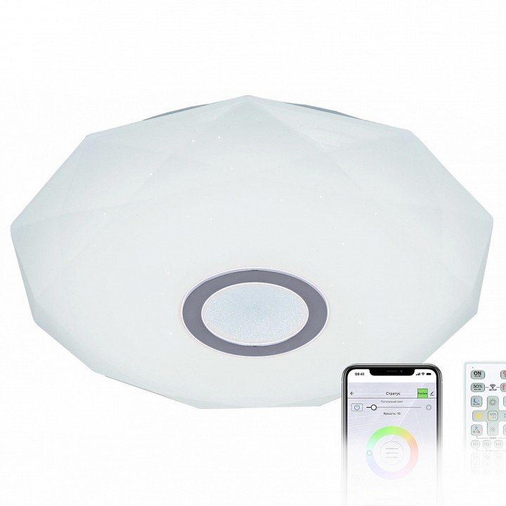 Накладной светильник Citilux Диамант Смарт CL713A30G | Citilux CL713A30G