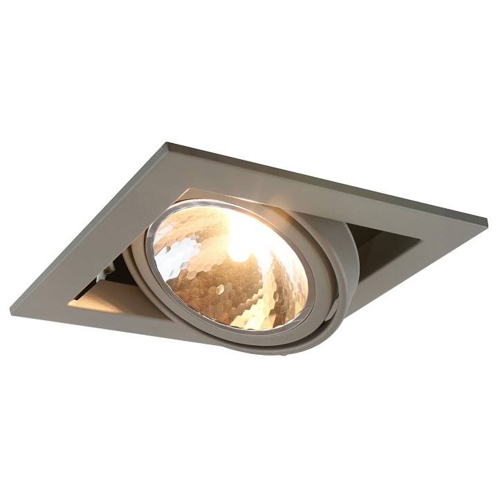 Встраиваемый светильник Arte Lamp Cardani Semplice A5949PL-1GY | Arte Lamp ARA5949PL-1GY