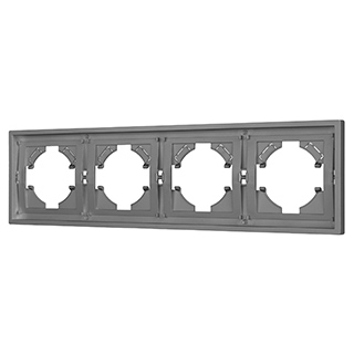 Рамка пластиковая FRM-TENDO-PL-4-GR (Arlight, -) | Arlight 053849