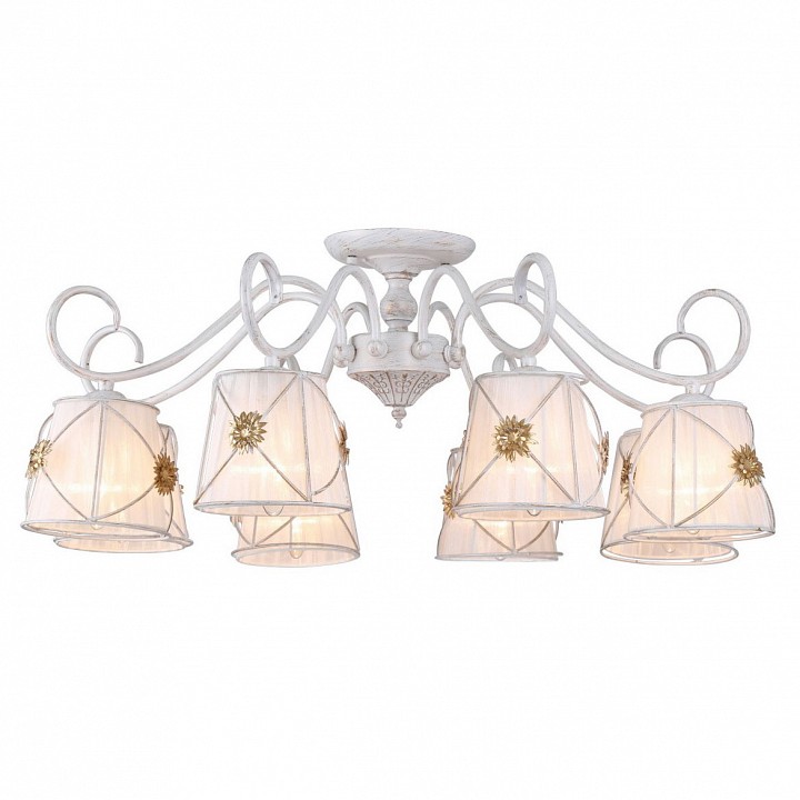 Люстра на штанге Arte Lamp Fortuna A5495PL-8WG | Arte Lamp ARA5495PL_8WG