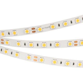 Лента RT 2-5000 24V Warm3000 2x (5060, 300 LED, LUX) (Arlight, 14.4 Вт/м, IP20) | Arlight 028589