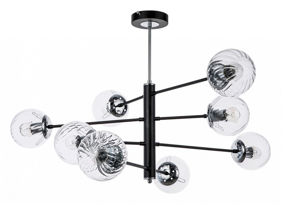 Люстра на штанге Arte Lamp Segin A3566PL-8BK | Arte Lamp ARA3566PL_8BK