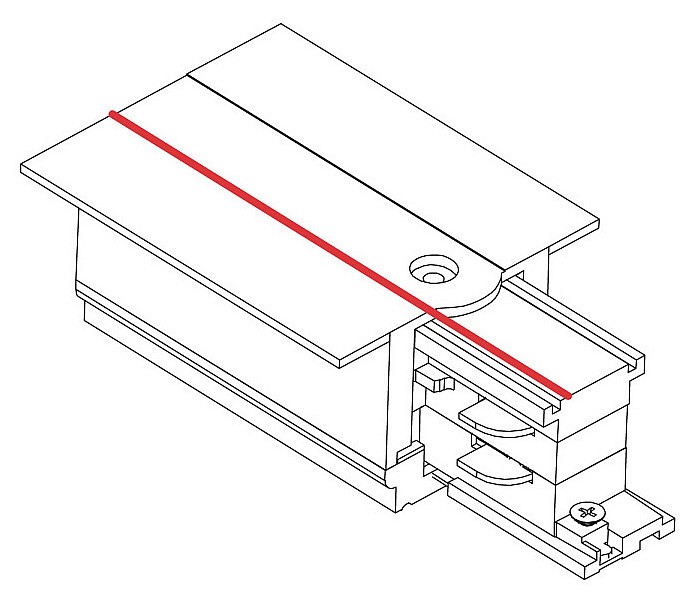 Токопровод правый Nowodvorski Ctls Power 8691 | Nowodvorski NVD8691