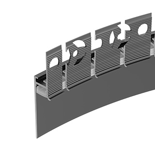 Профиль PLINTUS-FANTOM-BENT-H35-SIDE-2000 BLACK (Arlight, Алюминий) | Arlight 043676