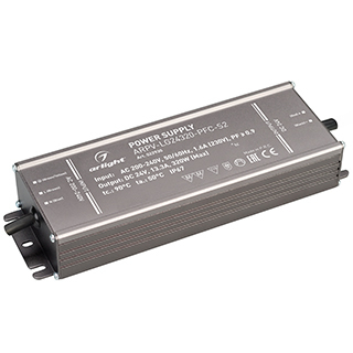 Блок питания ARPV-LG24320-PFC-S2 (24V, 13.3A, 320W) (Arlight, IP67 Металл) | Arlight 022930