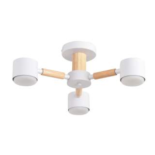 8306/3C COMFI белый, металл/дерево Светильник потолочный GX53 LED 3*7W 220V VUDI | Lumion LN8306/3C