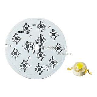 Плата D95-12E 4R-4G-4B Emitter (12x LED, 724-31) (Turlens, -) | Arlight 011990