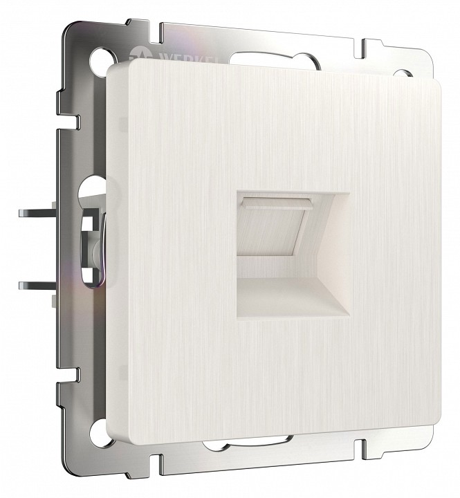 Розетка Ethernet RJ-45 без рамки Werkel перламутровый рифленый W1181013 | Werkel WRKa051190