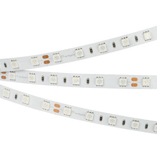 Лента RT 2-5000 24V Yellow 2x (5060, 300 LED, LUX) (Arlight, 14.4 Вт/м, IP20) | Arlight 008816