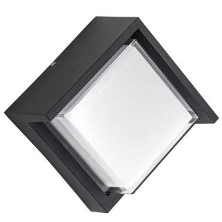 382273 Светильник PALETTO QUAD LED 15W 550LM 180G ЧЕРНЫЙ 3000K IP54 (в комплекте) | Lightstar LS382273