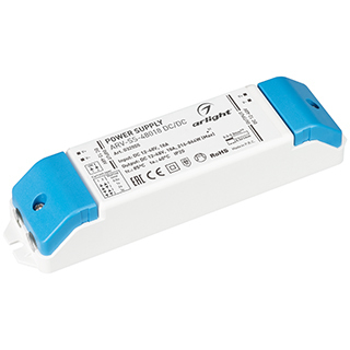 Блок питания ARV-SS-48018 DC/DC (12-48V, 18A, PWM smooth start) (Arlight, IP20 Пластик) | Arlight 032555