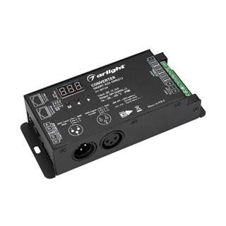 Конвертер SMART-K24-DMX512 (12-24V, SPI, 2.4G) (Arlight, IP20 Металл) | Arlight 027128