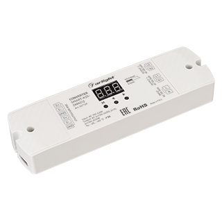 Конвертер SMART-K25-DMX512 (230V, 2x1A, TRIAC) (Arlight, Пластик) | Arlight 027129