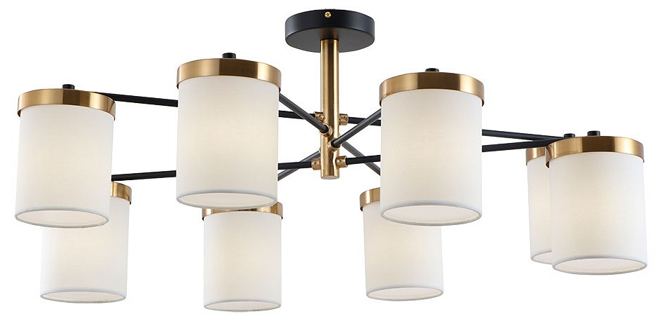 Люстра на штанге Arte Lamp Modello A4099PL-8BK | Arte Lamp ARA4099PL-8BK