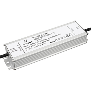 Блок питания ARPV-UH24320A-PFC (24V, 13.3A, 320W) (Arlight, IP67 Металл, 7 лет) | Arlight 024272(1)