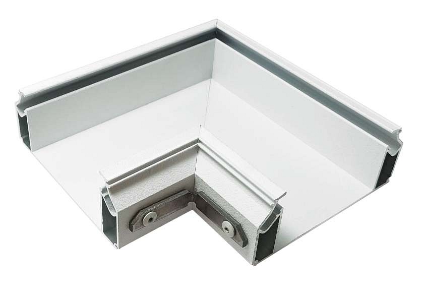 Соединитель угловой L-образный встраиваемый Denkirs Flod DK5851-WH | Denkirs DKDK5851-WH