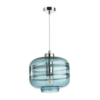 4770/1 PENDANT ODL21 281 голубой/хром Подвес E27 60W STORBI | Odeon Light OL4770/1