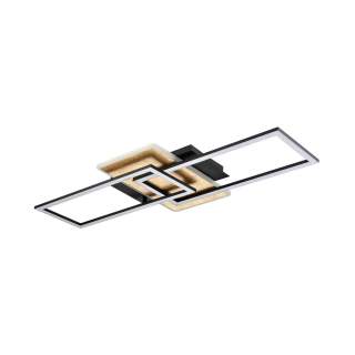 8021/90CL LEDIO LN24 черный/золотой/черный, металл/акрил Потолочный светильник LED 90W 220V 3000-6500К GOLDY | Lumion LN8021/90CL