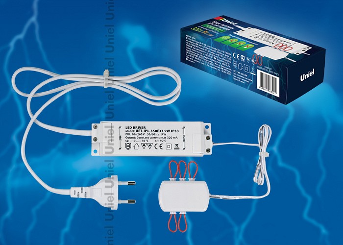 Блок питания с проводом Uniel UET-IPL 8940 | Uniel UL08940