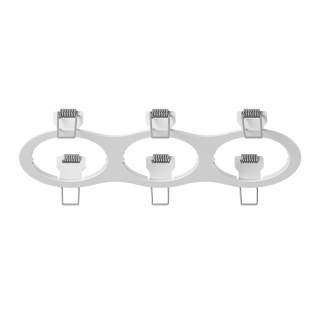 217636 Рамка INTERO 16 Triple ROUND БЕЛЫЙ (в комплекте) | Lightstar LS217636