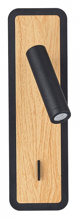 Бра Arte Lamp Wood A1990AP-3BK | Arte Lamp ARA1990AP-3BK