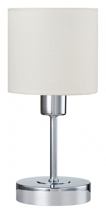 Настольная лампа декоративная Escada Denver 1109/1 Chrome/Beige | Escada ESC11091ChromeBeige