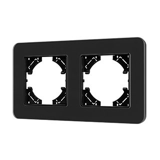 Рамка стеклянная FRM-OMALI-SFGS-2-BK (Arlight, -) | Arlight 049709