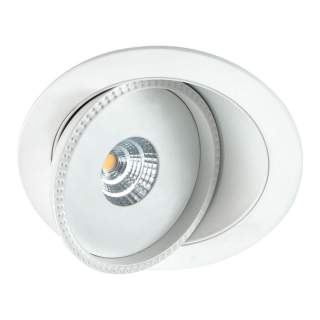 357347 SPOT NT17 112 белый Встраиваемый светильник IP20 LED 3000K 7W 85-265V GESSO | Novotech NT357347