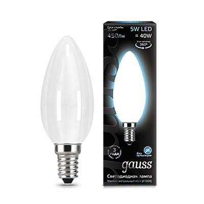 Лампа светодиодная Gauss 1032 E14 5Вт 4100K 103201205 | Gauss GA103201205