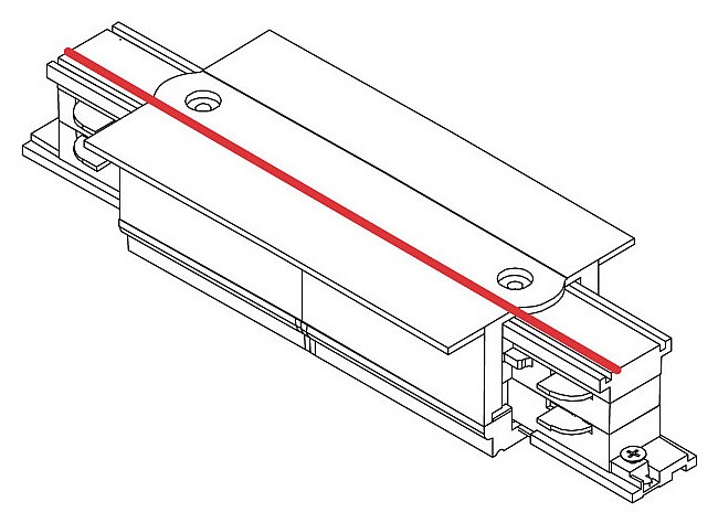 Соединитель линейный для треков Nowodvorski Ctls Power 8686 | Nowodvorski NVD8686