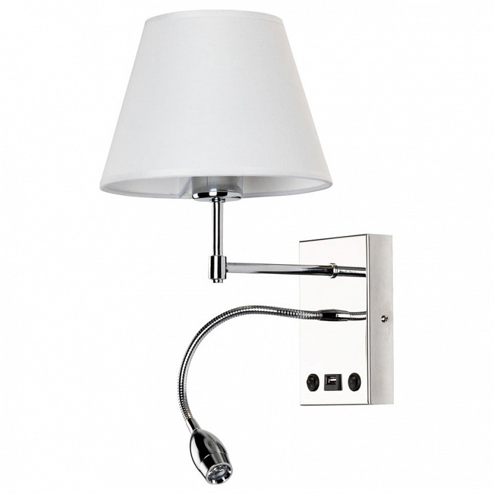 Бра с подсветкой Arte Lamp Elba A2581AP-2CC | Arte Lamp ARA2581AP-2CC