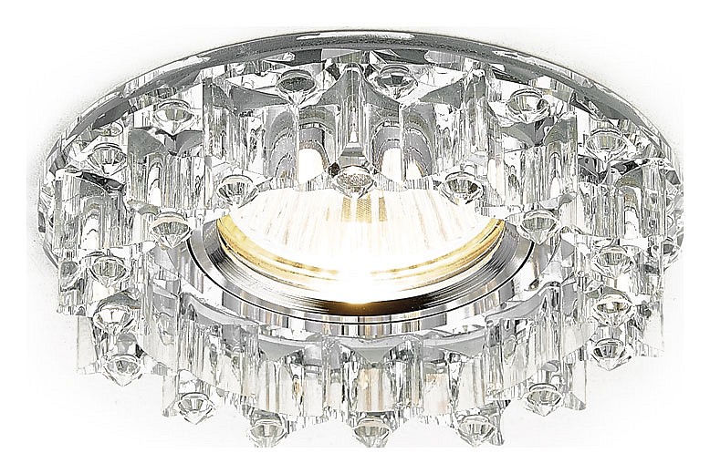 Встраиваемый светильник Ambrella Crystal K370 K370 CH | Ambrella AMBRK370CH