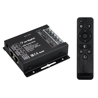 Контроллер VT-S11-3x8A (12-24V, ПДУ Стик 12кн, RF) (Arlight, IP20 Металл) | Arlight 023316