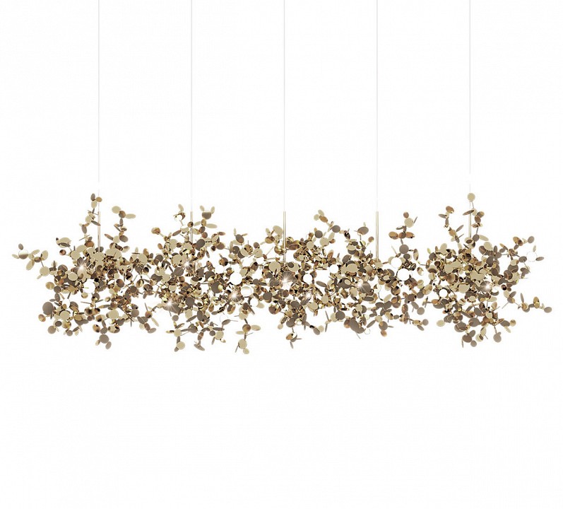 Подвесная люстра Loft it Spark 10101/5 Gold | Loft it LF101015Gold