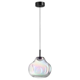 5097/4LB PENDANT ODL25 421 черный/бензиновый/металл/стекло Подвес LED 4W 4000K 388Лм VASO | Odeon Light OL5097/4LB