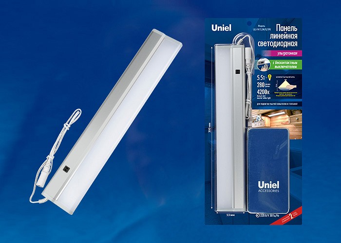 Накладной светильник Uniel Silver UL-00002883 | Uniel ULUL-00002883