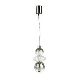 4867/8L PENDANT ODL21 261 хром/дымчатый/прозрачный Подвес LED 8W 560Лм 4000К MONRA | Odeon Light OL4867/8L