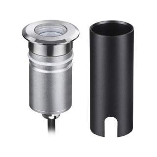 6660/1GL3 NATURE ODL26 729 черный/металл Встраиваемый грунтовый светильник IP67 LED 3W 3000K 12V/24V INGRO (нужен драйвер 357781/357782) | Odeon Light OL6660/1GL3