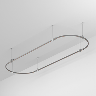 Основание ART-APRIORI-OVAL-ROD-400-3000x1000 (TN) (Arlight, IP20 Металл) | Arlight 050197