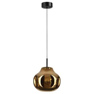 5097/4LA PENDANT ODL25 421 черный/золотой/металл/стекло Подвес LED 4W 4000K 388Лм VASO | Odeon Light OL5097/4LA