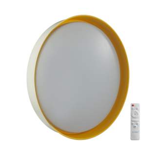 7711/EL COLOR SN 157 Светильник пластик/желтый LED 70Вт 3000-6000К D510 IP43 пульт ДУ TUNA YELLOW | Sonex SN7711/EL