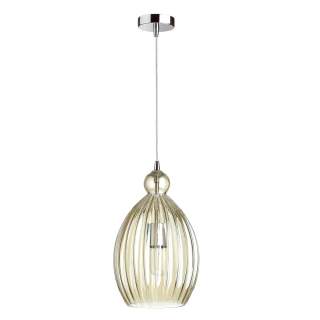 4711/1A PENDANT ODL21 297 коньячный/хром Подвес E27 60W STORZO | Odeon Light OL4711/1A